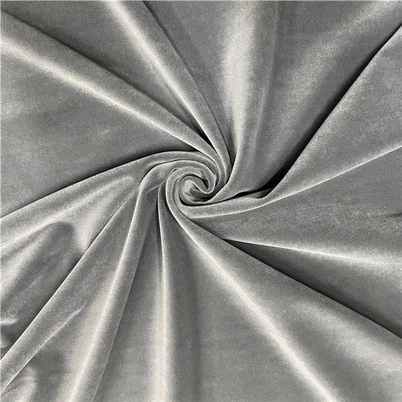 Šedé sametové čalounění